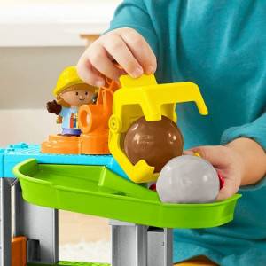 Set de joaca Fisher-Price Little People - Santierul de constructii - Img 4
