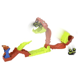 Set de joaca Hot Wheels Monster Truck, multicolor, include masinuta Bone Shaker - Img 10