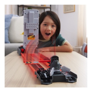 Set de joaca Hot Wheels Racing Circuit de Curse Grid Start Formula 1 cu 2 masinute, 35.5x25.5x7.5cm - Img 6
