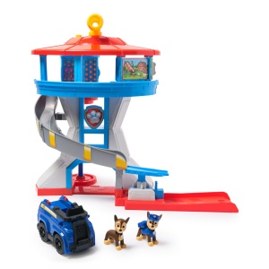 Set de Joaca Paw Patrol Adventure, Turn de Observatie cu Vehicul si Figurina Chase - Img 3