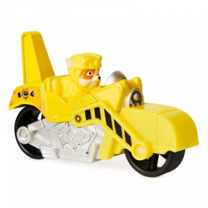 Set figurina cu vehicul Paw Patrol True Metal - MotoPups Rubble,7cm - Img 2