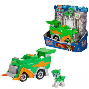 Set Figurina cu Vehicul Transformabil Paw Patrol - Rescue Knights Rocky - Img 3
