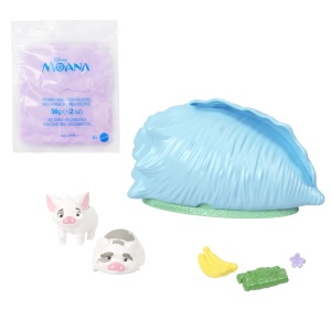 Set figurine Disney Princess Vaiana, cochilie colorată, accesorii, 14x8x7.5cm - Img 9