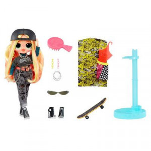 Set papusa L.O.L. Surprise! OMG Skatepark Q.T. Fashion Doll cu 20 de Surprize - Img 5
