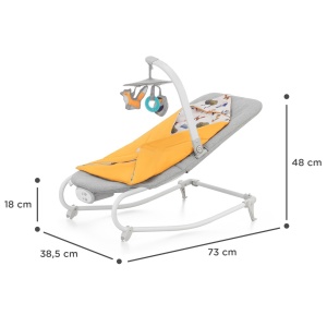 SEZLONG 3 IN 1, KINDERKRAFT FELIO 2, FOREST YELLOW - Img 5