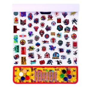 SPIDERMAN SET PENTRU DESEN GIGA BLOCK 4 IN 1 - Img 3