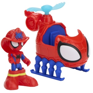 SPIDEY SI PRIETENII LUI UIMITORI MARVEL RESCUE WEBS SET CAMION DE POMPIERI CU FIGURINE SI ACCESORII - Img 9