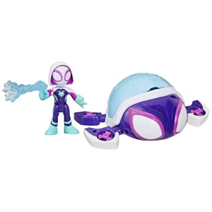 SPIDEY SI PRIETENII LUI UIMITORI MARVEL SET FIGURINA 7.6CM SI SUBMARINUL TESTOASA FANTOMA - Img 2