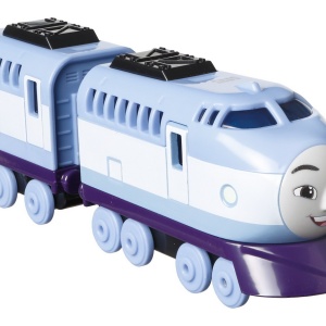THOMAS LOCOMOTIVA CU VAGON PUSH ALONG KENJI - Img 8