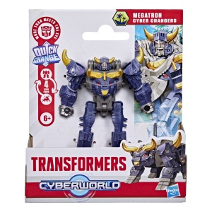 TRANSFORMERS CYBERWORLD ROBOT MEGATRON CONVERTIBIL 10CM