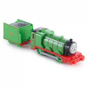 Trenulet Henry Locomotiva Motorizata cu Vagon Thomas&Friends Track Master - Img 2