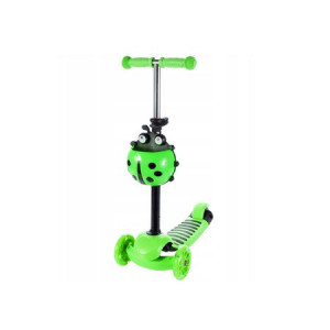 TROTINETA MALPLAY BUBURUZA TIP SCOOTER CU 3 ROTI VERDE - Img 2