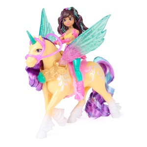 UNICORN ACADEMY SET MAGIA ARIPILOR CU PAPUSA AVA SI UNICORNUL LEAF CU ACCESORII - Img 8