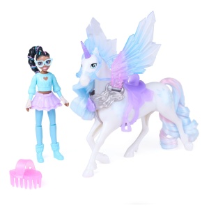 UNICORN ACADEMY SET MAGIA ARIPILOR PAPUSA LAYLA SI UNICORNUL GLACIER - Img 2