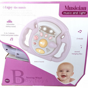 Volan Interactiv Icom cu Lumini si Sunete, 31cm - Img 3