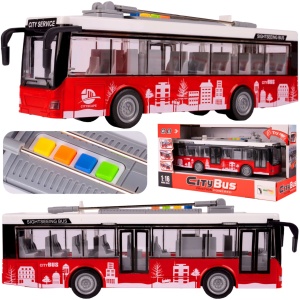Autobuz Scolar cu Lumini si Sunete MalPlay, 1:16 - Img 3