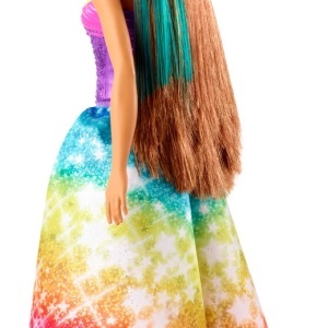 BARBIE PAPUSA PRINTESA DREAMTOPIA CU CORONITA GALBENA - Img 3