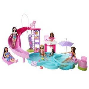 BARBIE SET DE JOACA PISCINA DE VIS CU ACCESORII - Img 8