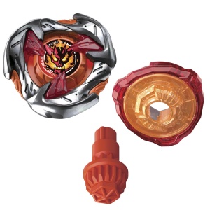 BEYBLADE X LET IT RIP SET LANSATOR SI ROATA HAMMER INCENDIO 3-70H - Img 6