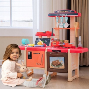 Bucatarie Interactiva cu Lumini Sunete, MalPlay, 45 elemente - Img 2