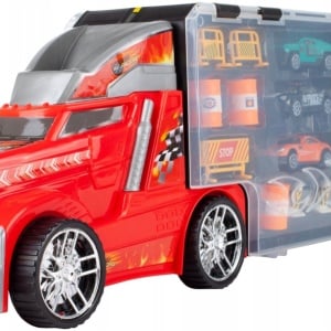 Camion cu masini MalPlay cu 23 de elemente si joc de masa - Img 3