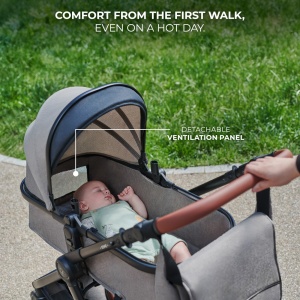 CARUCIOR KINDERKRAFT ESME, 3 IN 1, SAND BEIGE - Img 9