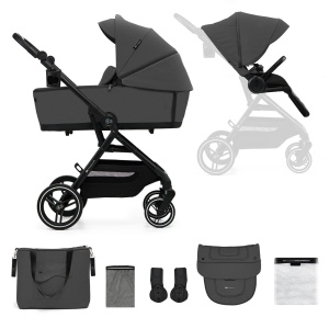 CARUCIOR KINDERKRAFT YOXI 2IN1, MOONLIGHT GREY - Img 2