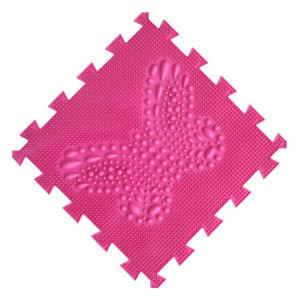 Covor ortopedic pentru copii First Steps, Ortho Puzzle, PVC, multicolor - Img 4