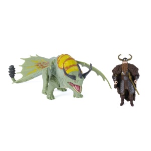 CUM SA ITI DRESEZI DRAGONUL INCERCAREA FLACARII SET DRAGON RUMBLEHORN SI FIGURINA STOICK - Img 2