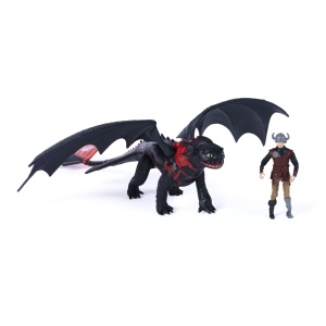 CUM SA ITI DRESEZI DRAGONUL INCERCAREA FLACARII SET DRAGON TOOTLESS SI FIGURINA HICCUP