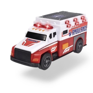 DICKIE TOYS AMBULANTA CU LUMINI SI SUNETE 15CM - Img 2