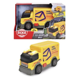 DICKIE TOYS CAMION DE LIVRARE CU LUMINI SI SUNETE 15CM