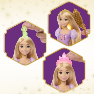 DISNEY PRINCESS SET PARUL MAGIC AL LUI RAPUNZEL CU PAPUSA SI ACCESORII - Img 9