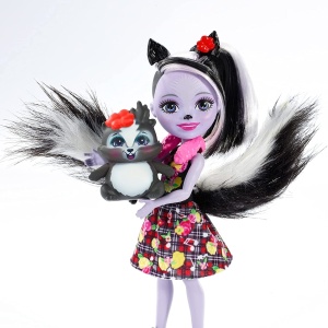 ENCHANTIMALS PAPUSI CU ANIMALUTE SAGE SKUNK SI CAPER - Img 6