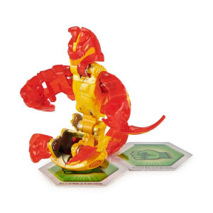 Figurina Metalica Bakugan Evolutions, Neo Dragonoid, rosu - Img 4
