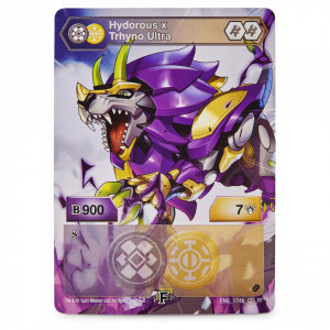 Figurine Bakugan Armored Alliance,Hydorous Trhyno ultra,Barbetra si Auxillataur - Img 5