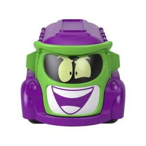 FISHER PRICE BATWHEELS MASINUTA METALICA PRANK VANUL LUI JOKER 1:55 - Img 2