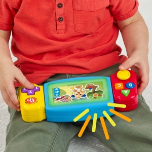 FISHER PRICE LAUGH&LEARN CONSOLA BEBE IN LIMBA ROMANA - Img 6