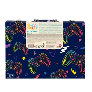 HAPPI HOBBI ART CASE SET DE DESEN DELUXE CU 100 DE ACCESORII JOC VIDEO - Img 5