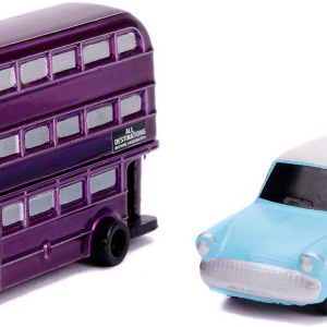 HARRY POTTER2 SET 2 MASINUTE THE KNIGHT BUS SI FORD ANGLIA 1959 - Img 2