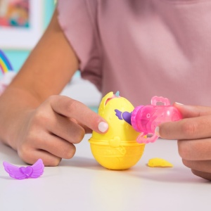 HATCHIMALS ALIVE NEON RAINBOW SET COSULET DE OUA - Img 7
