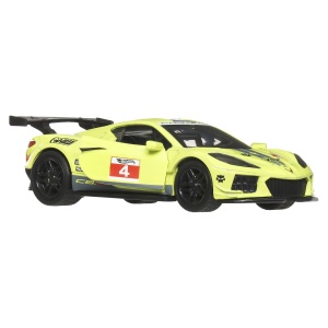 HOT WHEELS MASINUTA METALICA CU SISTEM PULL BACK CORVETTE C8.R HW TORQUE SCARA 1 LA 43 - Img 2