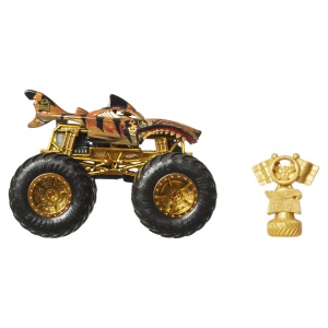 HOT WHEELS MONSTER TRUCK 50 BIGFOOT TROPHY CHAMPIONS MASINUTA HW TIGER SHARK SCARA 1 LA 64 - Img 4