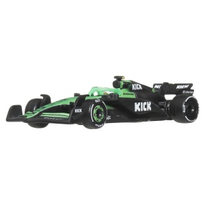 HOT WHEELS PREMIUM REAL RIDERS FORMULA 1 2024 MASINUTA METALICA KICK SAUBER F1 TEAM NUMARUL 5 SCARA 1 LA 64 - Img 2