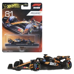 HOT WHEELS PREMIUM REAL RIDERS FORMULA 1 2024 MASINUTA METALICA MCLAREN FORMULA 1 TEAM NUMARUL 81 SCARA 1 LA 64 - Img 7