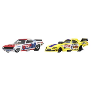 HOT WHEELS PREMIUM SET 2 MASINUTE METALICE PLYMOUTH CUDA FC 72 SI ROBN PINKS SCARA 1 LA 64 - Img 3