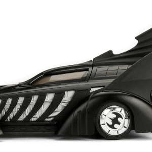 JADA DC SET BATMAN FOREVER FIGURINA BATMAN SI MASINUTA METALICA BATMOBILE SCARA 1 LA 24 - Img 8