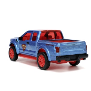 JADA DC SET FIGURINA METALICA SUPERMAN SI MASINUTA 2017 FORD F 150 RAPTOR SCARA 1:32 - Img 4