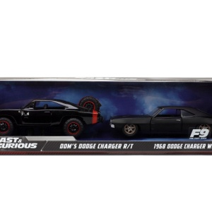 JADA FAST AND FURIOUS SET MASINUTE METALICE DODGE CHARGER RT SI DODGE CHARGER WIDEBODY SCARA 1:32