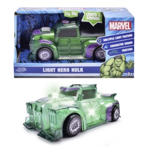 JADA MARVEL MASINUTA LIGHT HERO HULK CU SUNETE SI LUMINI SCARA 1:32